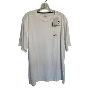 Greg Norman Attack Life Mens Performance Soft Touch T Shirt White Size XL NEW